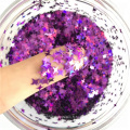 Grossiens! Paillettes laser 3D avec multi-couleurs / paillettes de flocons pour les ongles, maquillage, décoration en tissu, etc.